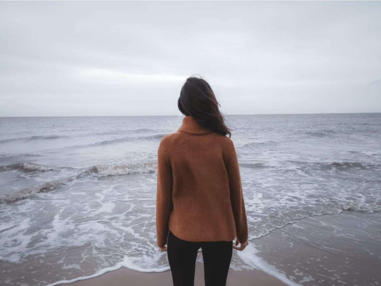lady staring into distance