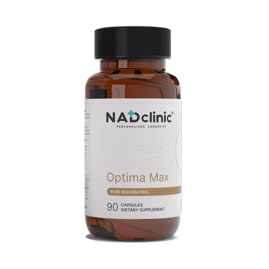 Optima Max - Resvératrol pur 500 mg de resvératrol pur par gélule, puissant antioxydant anti-âge, répare l'ADN
