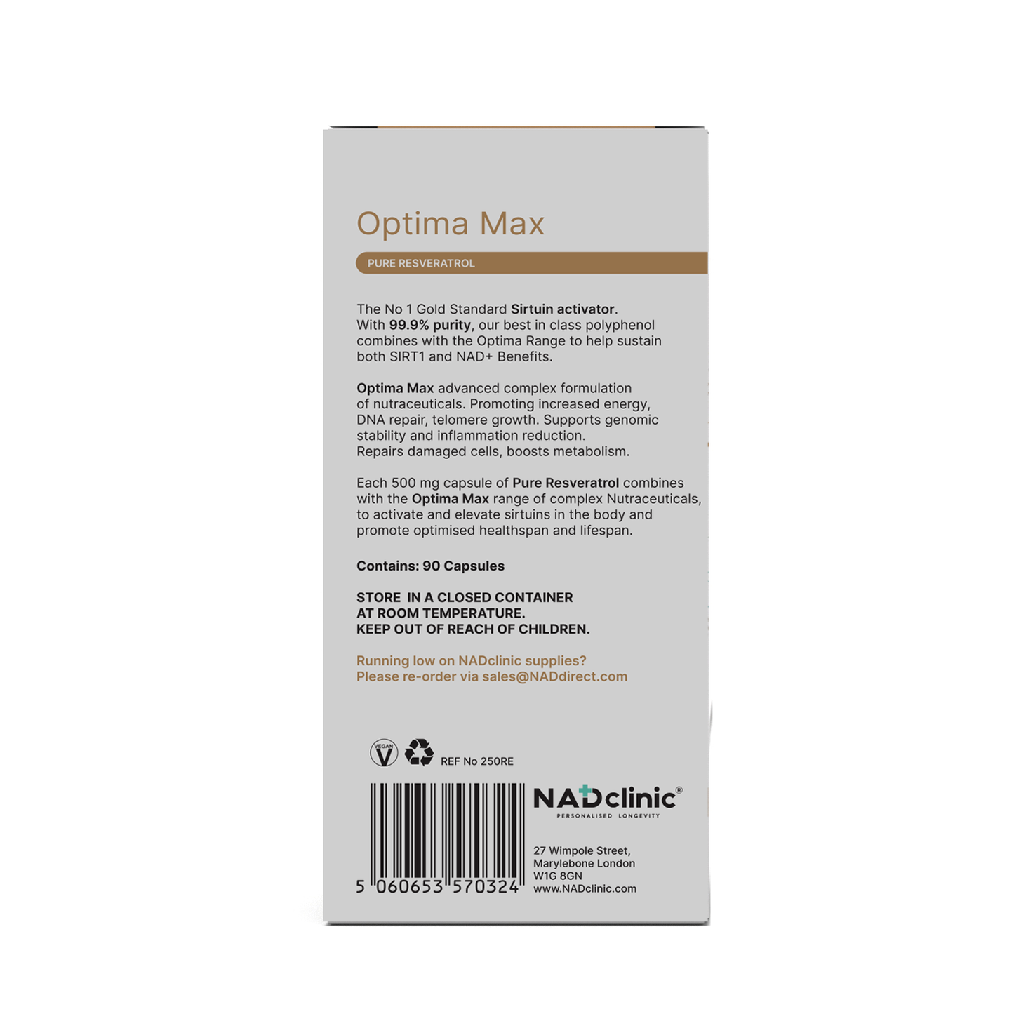 Optima Max - 纯白藜芦醇