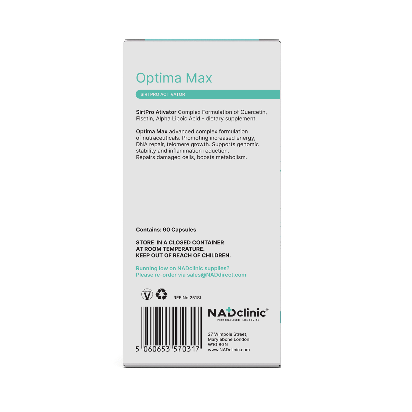 Optima Max - SirtPro 激活剂