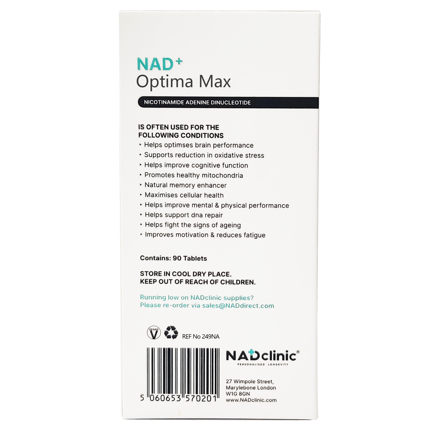 Optima Max - NAD+ Optima Max Immune System Supplements – NADdirect