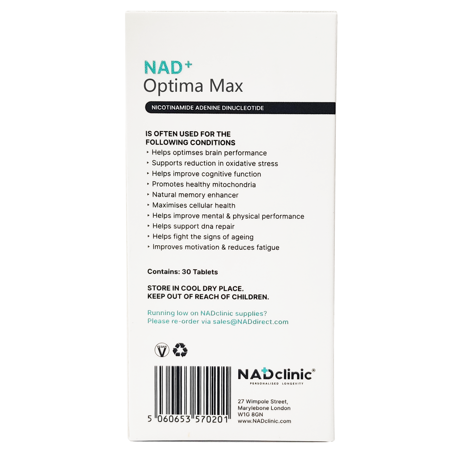 Optima Max - NAD+ Optima Max Immune System Supplements – NADdirect