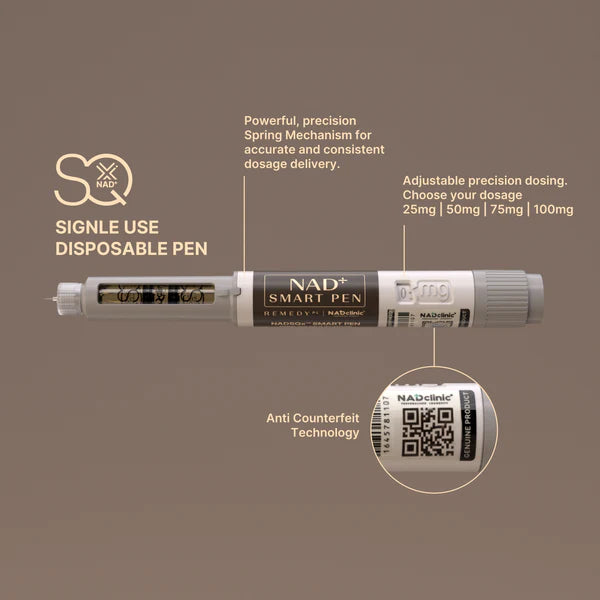 NAD+ Smart Pen Remedy Place Edition 2000mg (Two Months Supply)